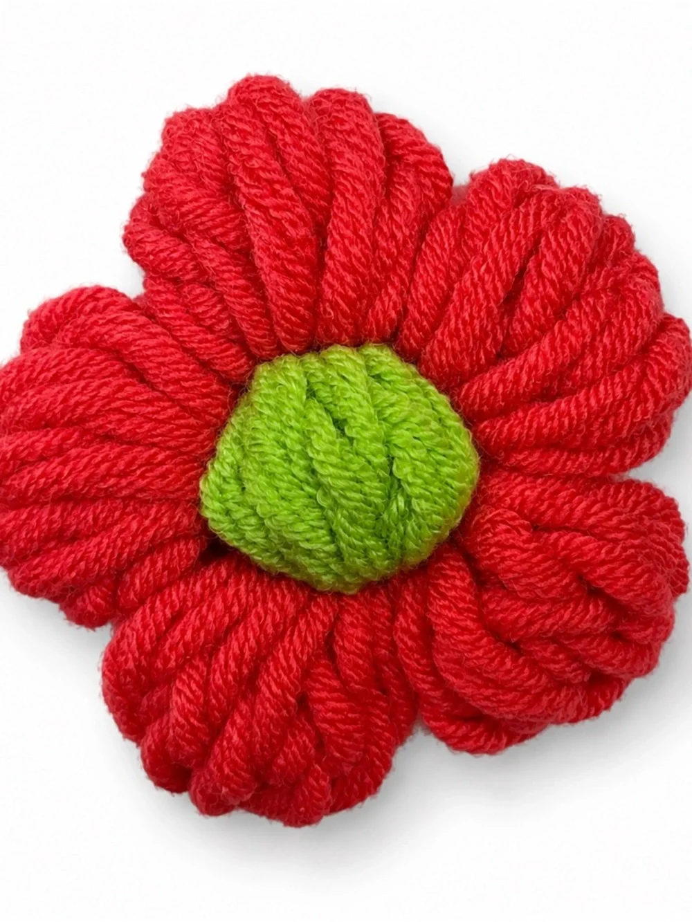 Crochet Flower Keychain Purse Charm – Choose Your Color